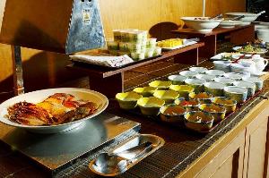 朝食バイキング一例