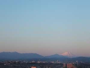 上層階南側の客室からの富士山