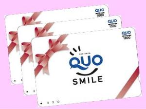 クオカード3000円分が付いてます♪