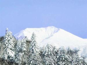 お天気のいい日には、冬の旭岳が見えるお部屋もございます♪