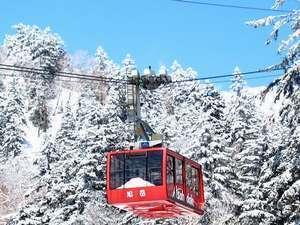 雪の旭岳ロープウェイ