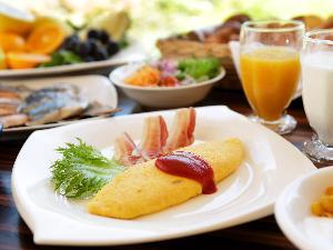 朝食　ふわふわオムレツ（イメージ）