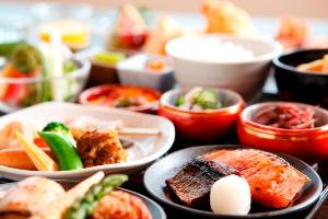 【朝食】種類豊富なバイキング