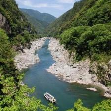 夏の大歩危峡