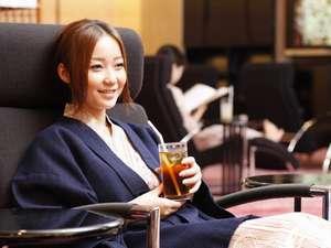【湯香郷】お風呂上りはラウンジでクールダウン