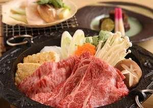 屈斜路和牛のすき焼き（リブロース）
