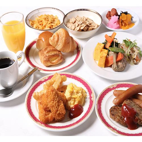 ご朝食バイキングの一例となっております。