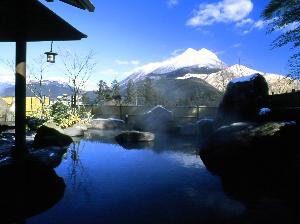 大浴場露天風呂（雪景）