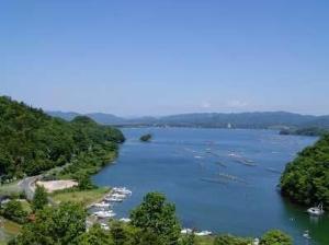 久美浜湾を望む客室からの眺望