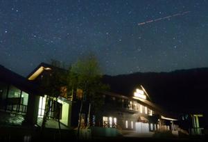 夜空一面に広がる星空
