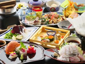 旬の食材を使ったゆったりお部屋食