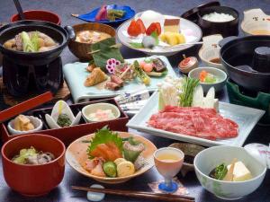 地元産蔵王牛のしゃぶしゃぶ膳