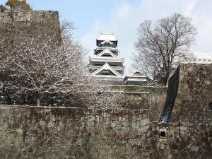 熊本城冬