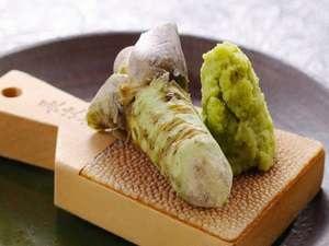 みやもり産　わさびお造りと和牛ステーキにご一緒にどうぞ