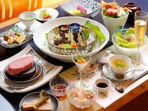 夕食一例　創作会席料理イメージ
