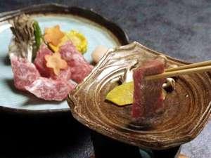 地元産蔵王牛の石焼き
