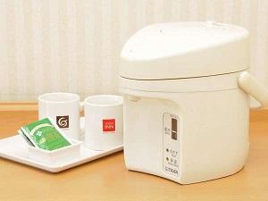 電気ポット＆お茶