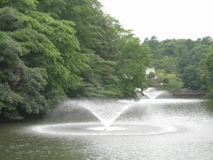 井の頭公園の噴水