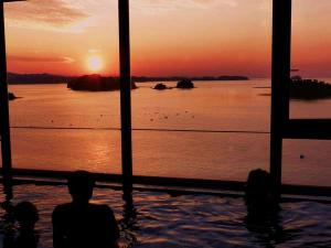 展望風呂からの夕景