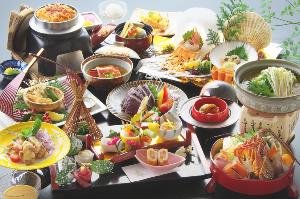 【冬の華やぎ会席】お鍋のチョイスあり！〔伊勢海老・黒毛和牛・アンコウ＆クエ〕
