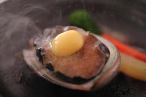 あわびバター焼き付き！
