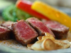 肥後褐牛の鉄板焼き
