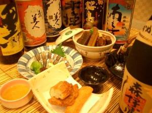 当ホテルには焼酎、とんこつ又は鹿児島県外では、めったに食べられることのない、きびなごのお刺身もご用意いたしております。