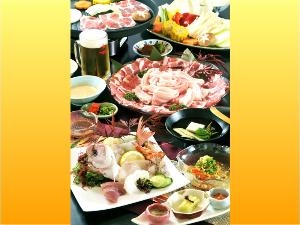 人気の黒豚しゃぶしゃぶです。