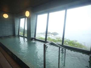 津軽海峡を一望できる展望風呂（※男女）
