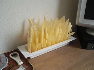 エコロジー加湿器。適度な湿度を保ちます。電気を使わないので音もしません。