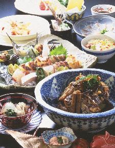 旬彩味覚の宿プラン　夕食イメージ