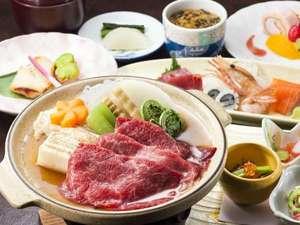 2014年3月〜5月『笑福御膳』登別牛山菜すき焼きがメインの全12品