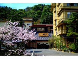 桜の季節のお玄関