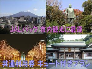 共通利用券「キュート」付きプランです♪市内観光に最適ですよ〜。