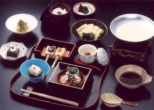 清水【日月庵】ご夕食一例