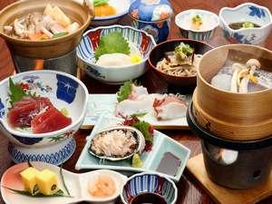 海の幸たっぷりの泊膳