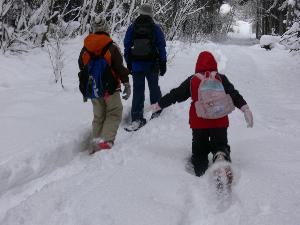 スノーシュー体験(ツーリズムてしかが)