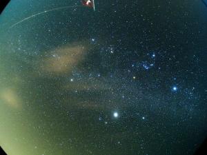 天の川　明星荘の屋上や庭から眺める天の川　一年中見る事ができます