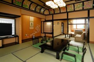 A12.展望風呂と露天風呂両方付特別室
