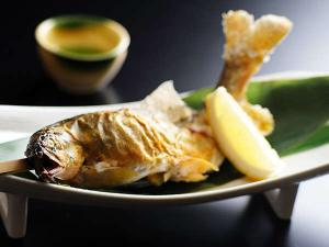 和賀川でとれた天然鮎