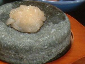 しろえび石焼き