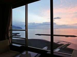日の入り前の風景。