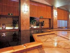 大浴場“深海”　洞窟をイメージしたお風呂です。少し暗めの明かりで、お風呂をゆっくりお楽しみ下さい。