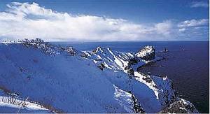 冬のカムイ岬