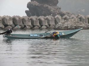 ウニ漁　８０歳を超えてもまだまだ現役