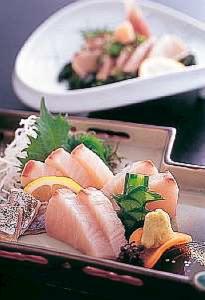 鰆（さわら）の造り、タタキ