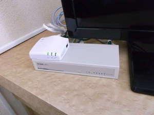 インターネット接続は有線・無線どちらにも対応！！