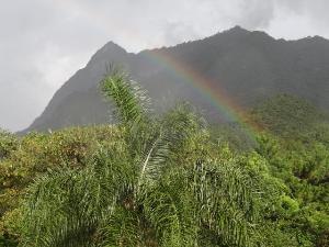 虹のモッチョム岳