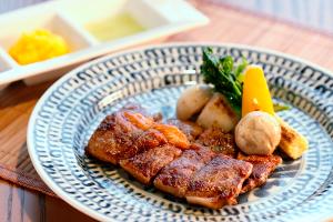 やまざと膳　赤城牛ステーキ　※イメージ写真