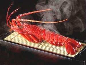 伊勢海老温泉蒸し